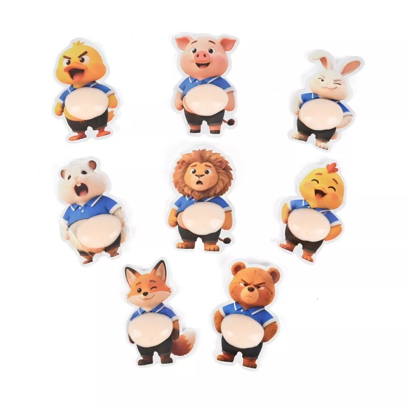Squishy Peach Butt Puffy Sticker